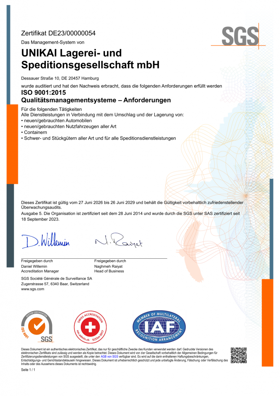 Sgs Iso 9001 2015 De2300000054 De 1