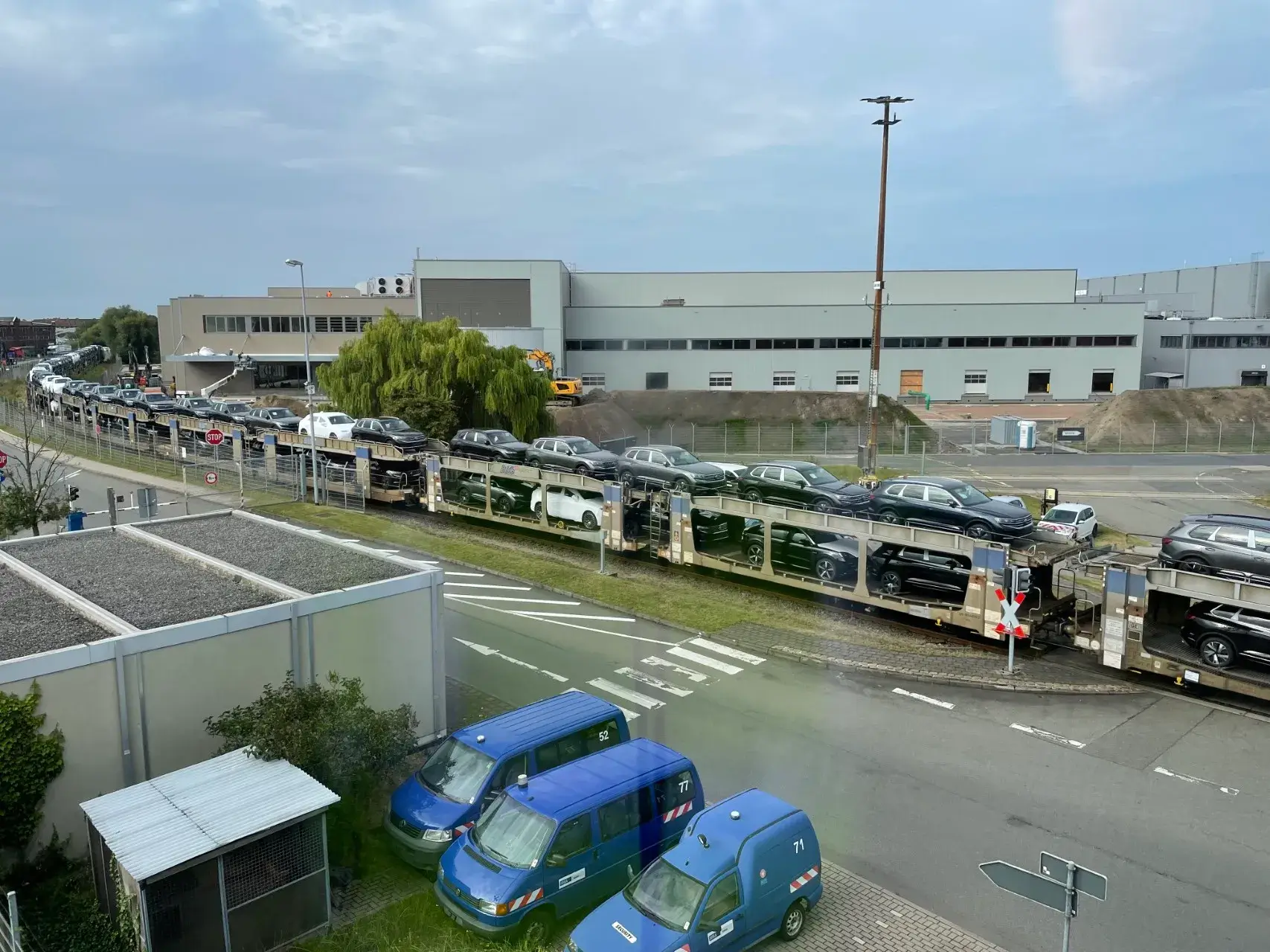 Hhla Unikai Bahn Autozug Bahnstrecke Oswaldkai