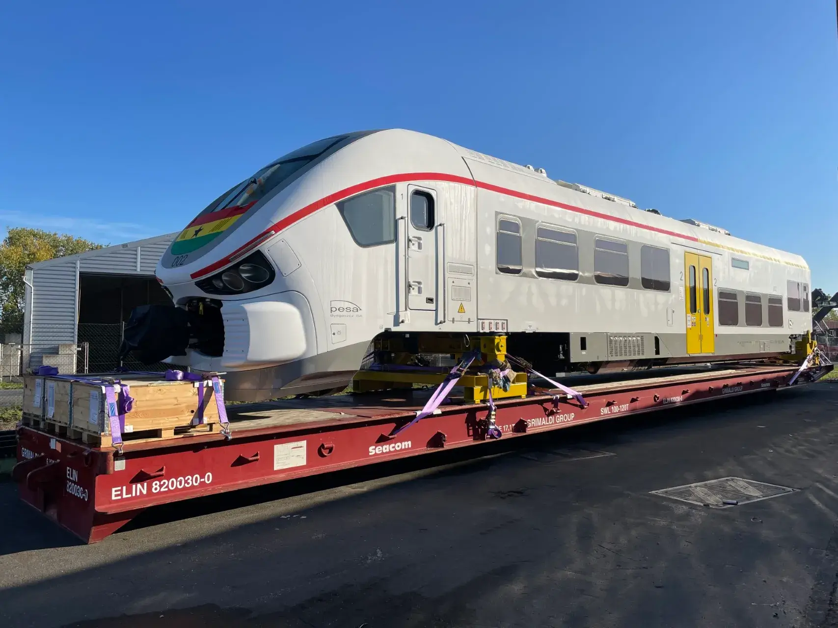 Hhla Unikai Packen Laschen Triebwagen Aus Kamerun