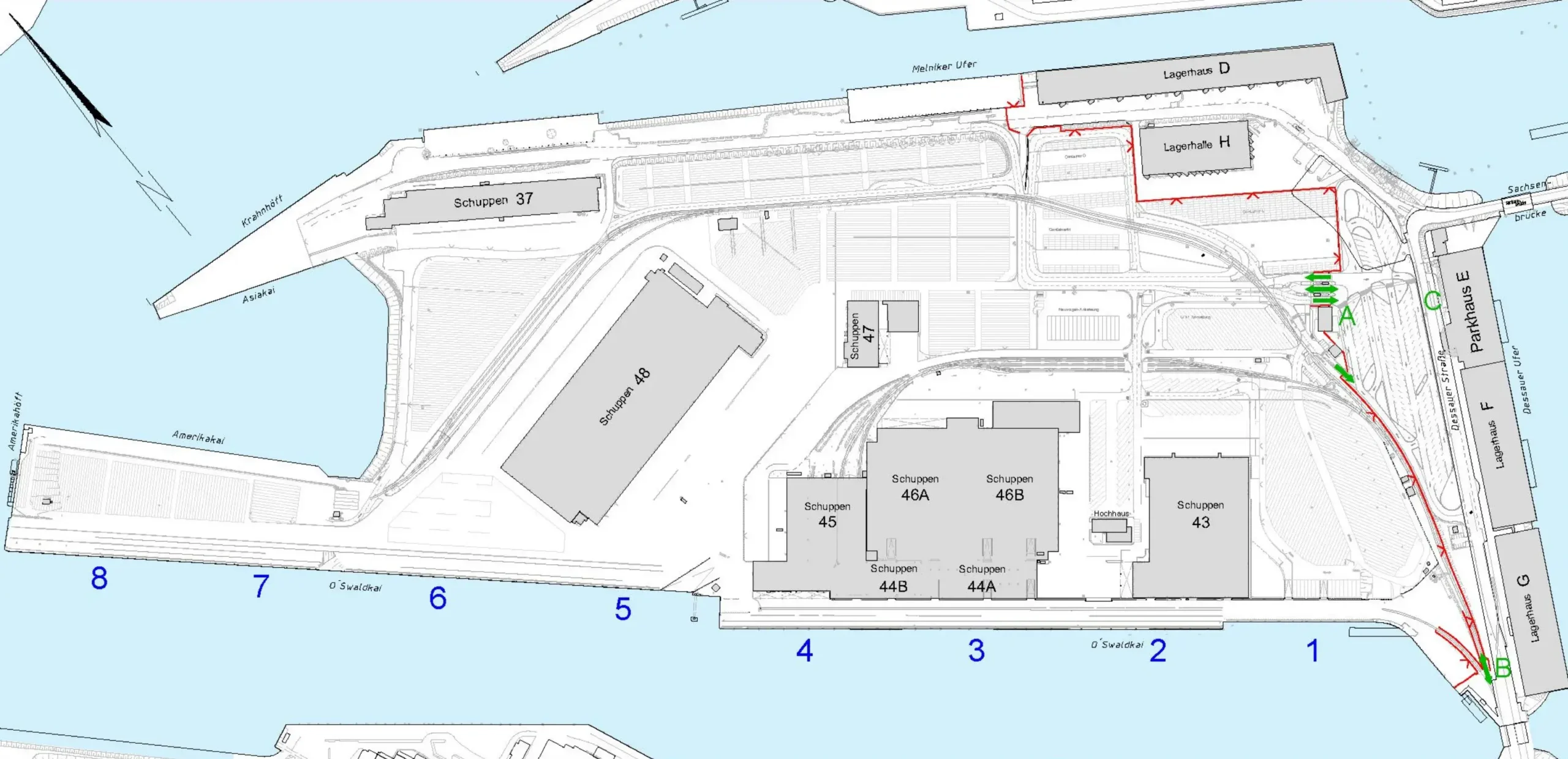 Hhla Unikai Terminalplan Oswaldkai